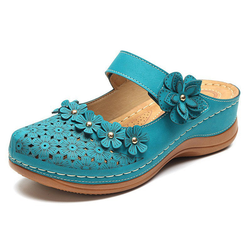 Retro Chic Hole Sandals