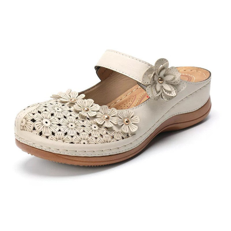 Retro Chic Hole Sandals